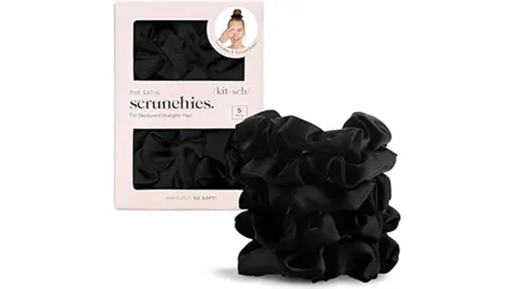 colorful satin hair accessories