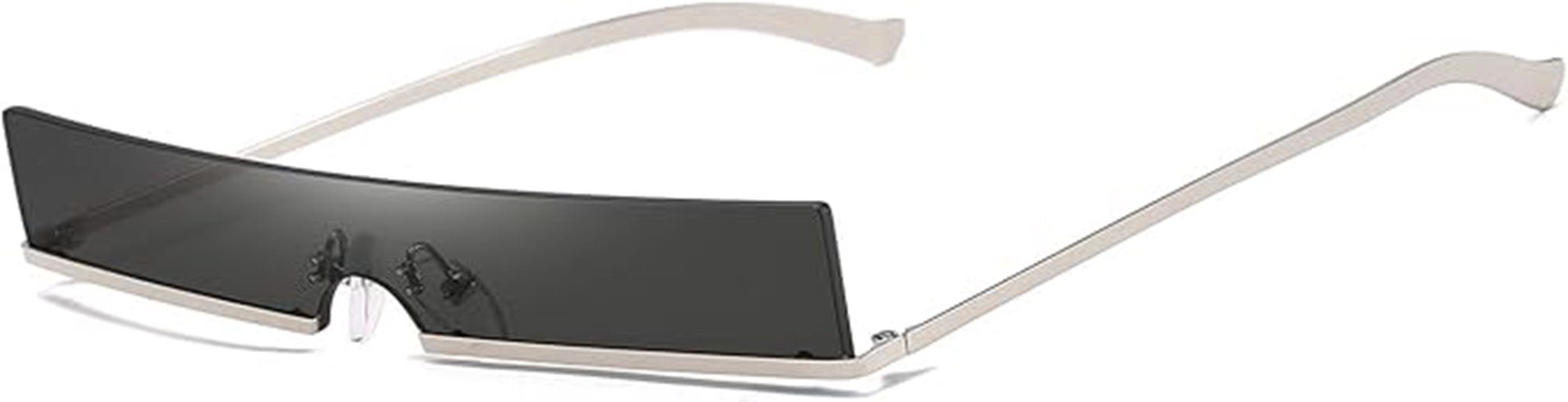 colorful semi rimless sunglasses