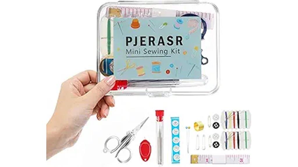 colorful sewing kit accessories