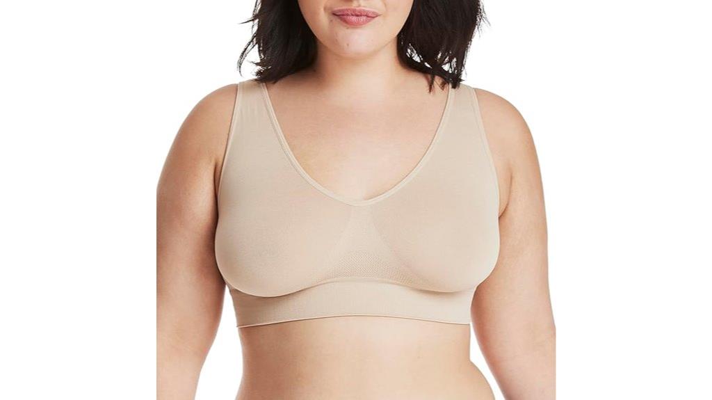 comfortable wireless t shirt bra