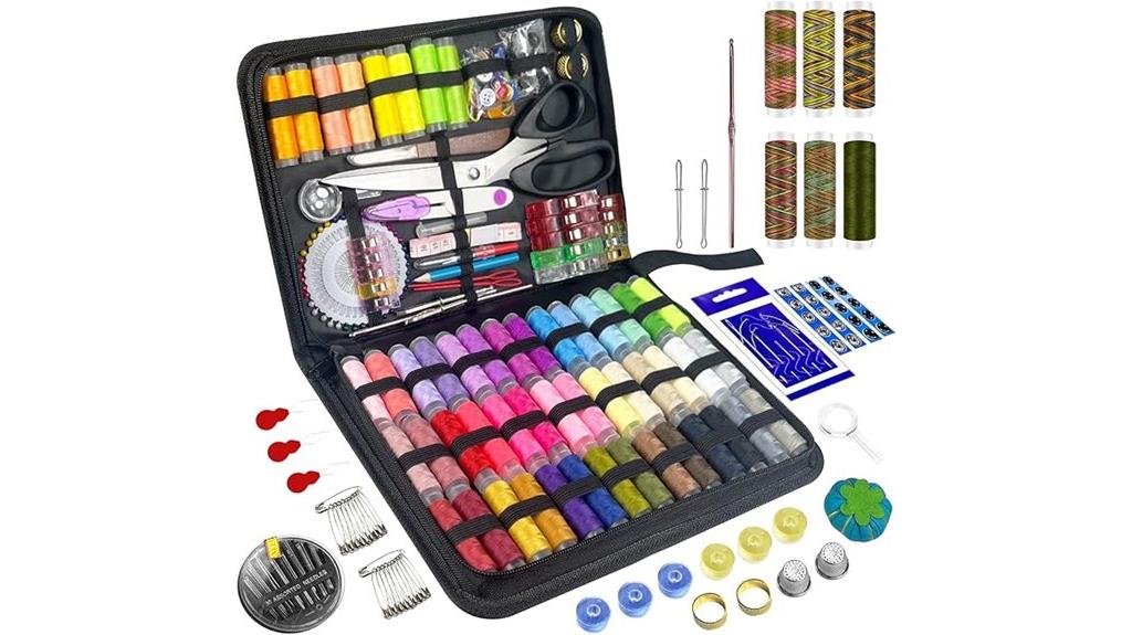 comprehensive 305 piece sewing kit