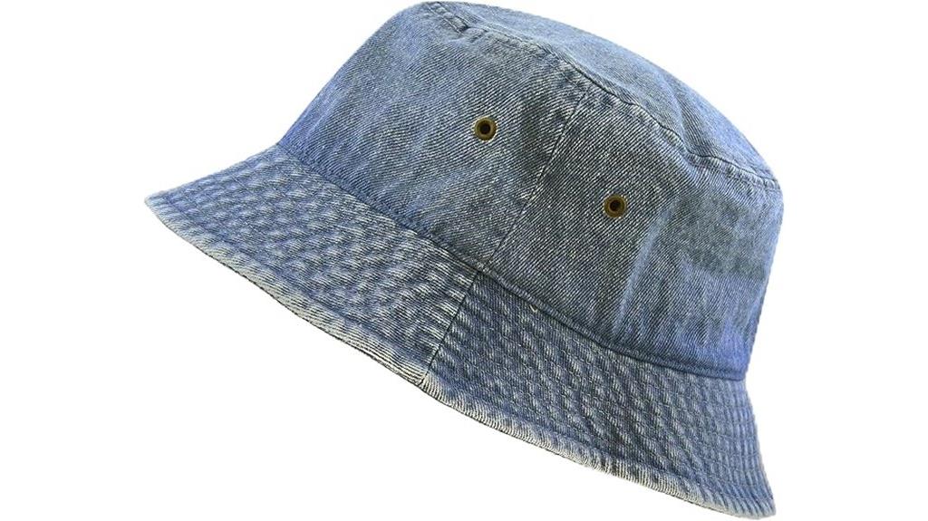 cotton denim unisex hat
