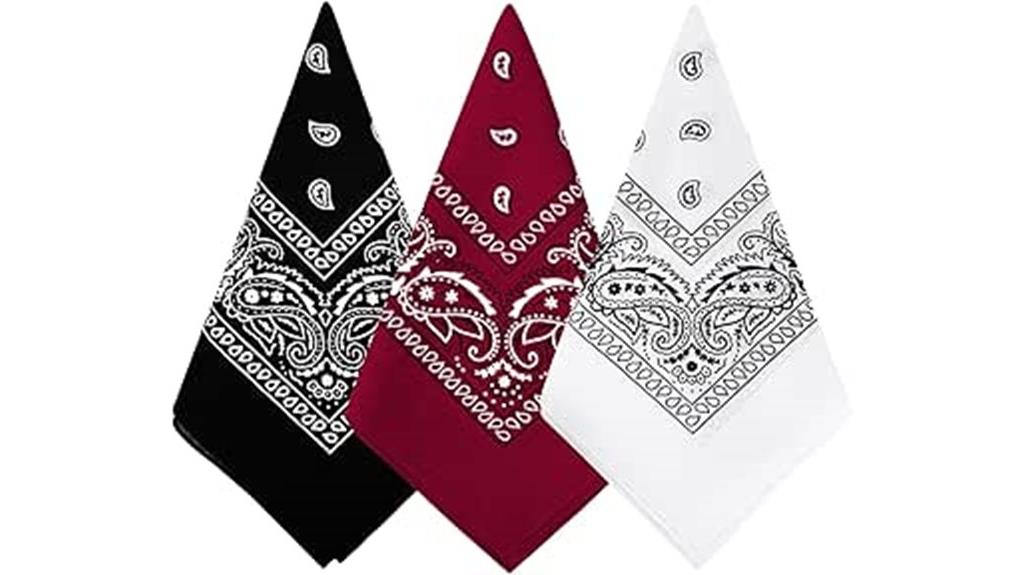 cotton paisley bandana set