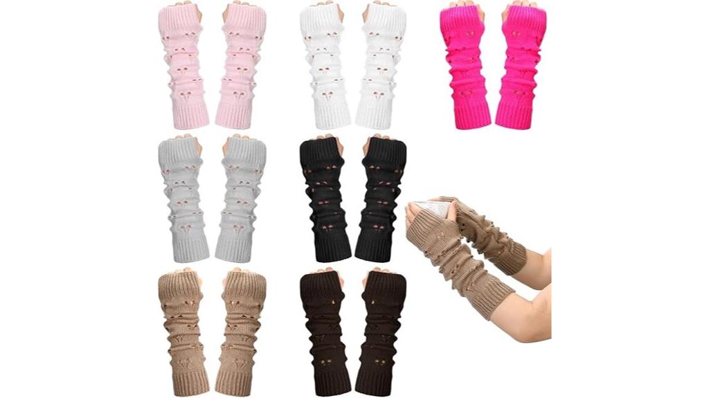 cute kids arm warmers