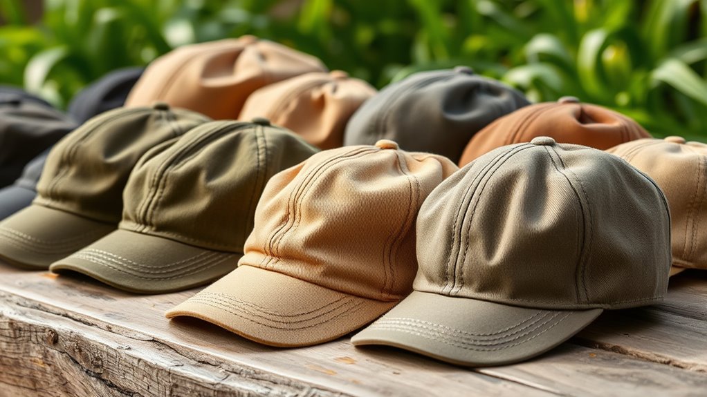eco friendly hemp cap selection