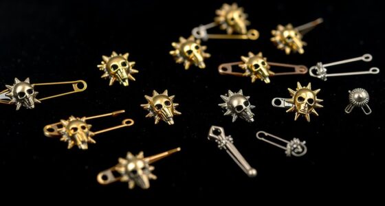 edgy safety pin jewelry