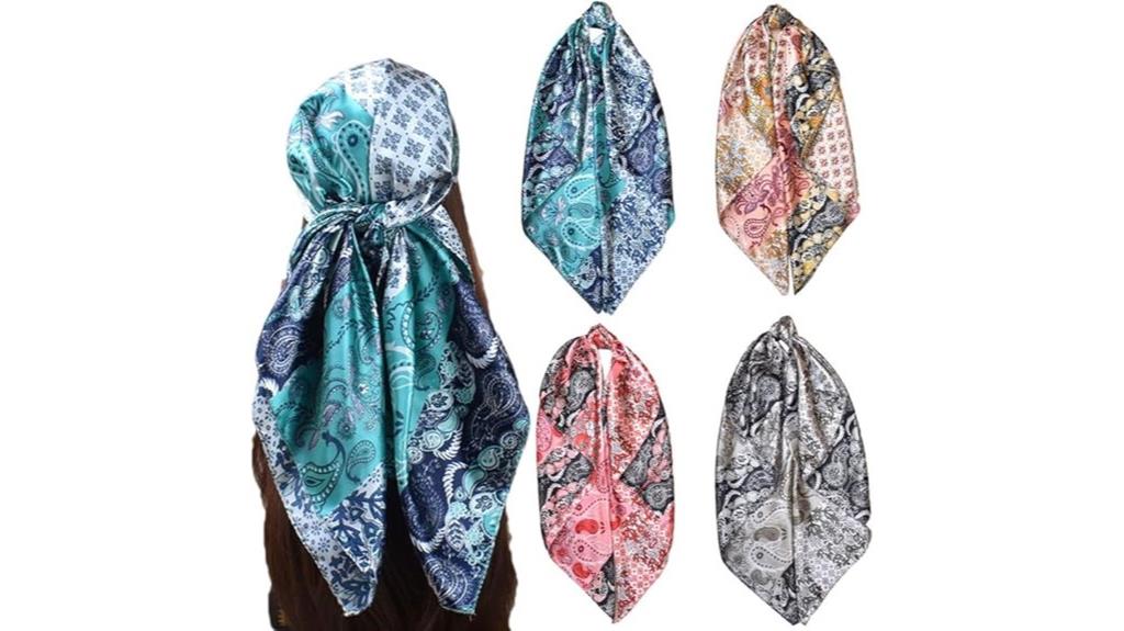 elegant satin hair accessory