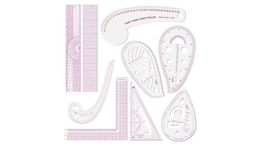 fashion sewing ruler set