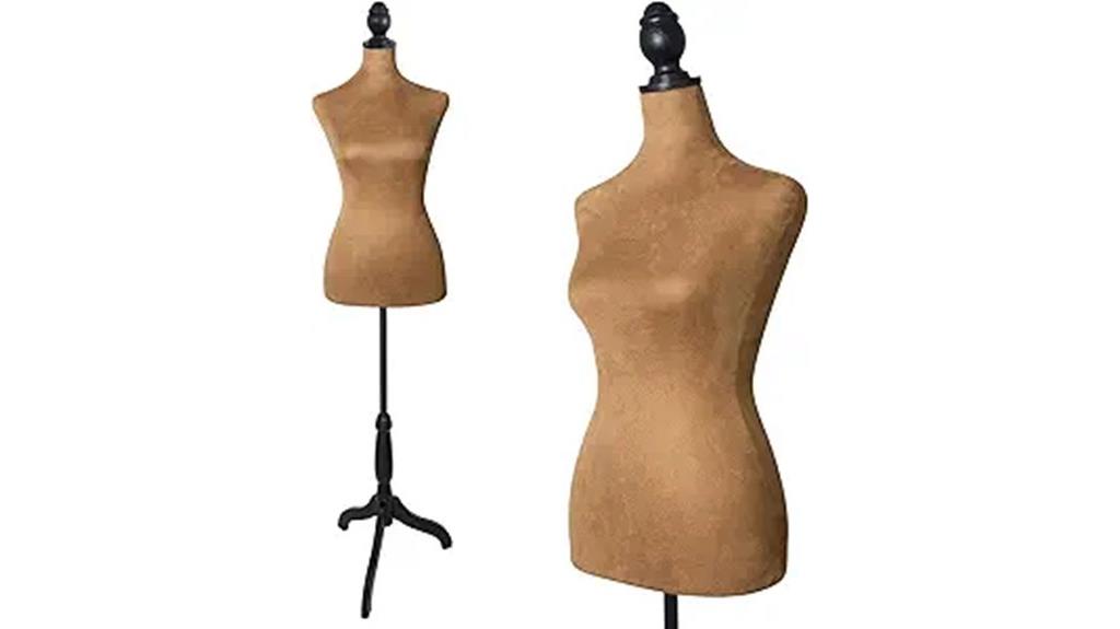 female adjustable height mannequin