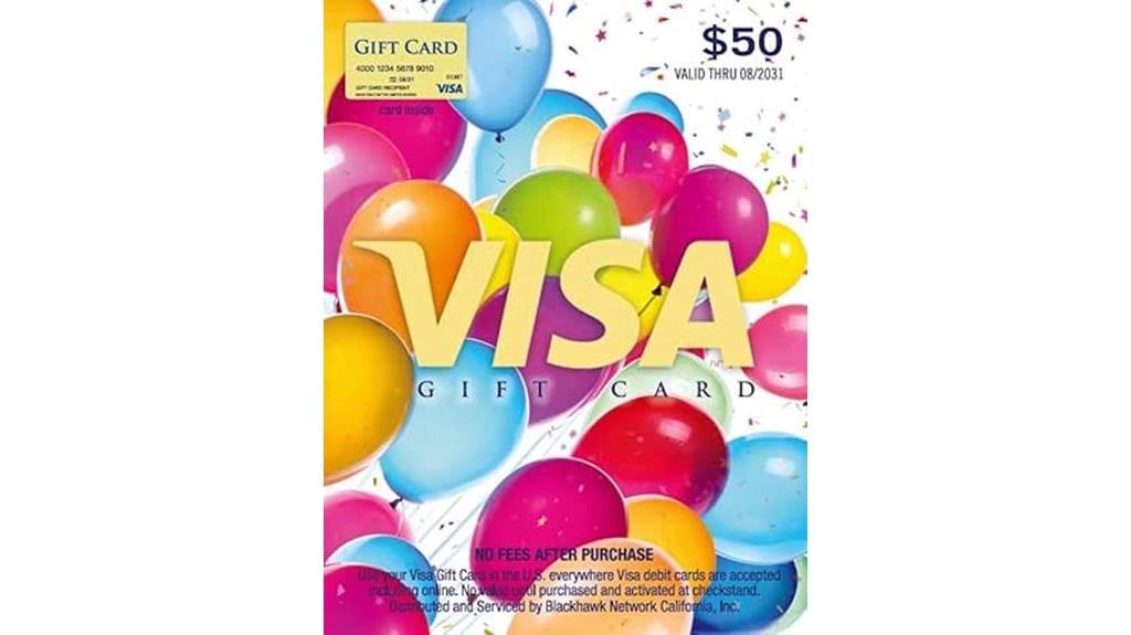 fifty dollar gift card