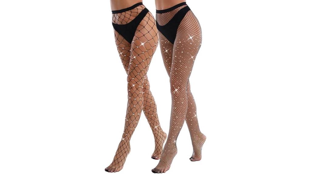 fishnet tights 2 pack