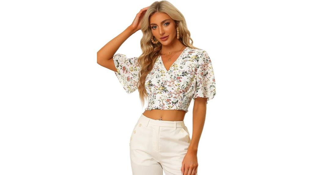 floral blouse for women