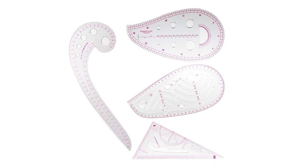 four style pattern rulers