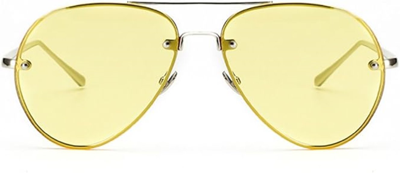 freckles mark aviator sunglasses