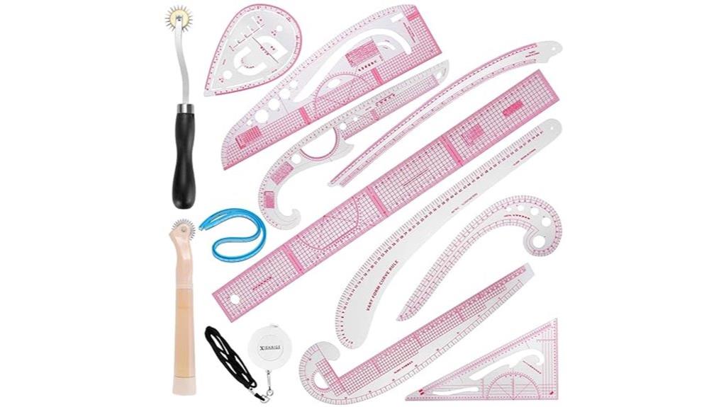french curve ruler set