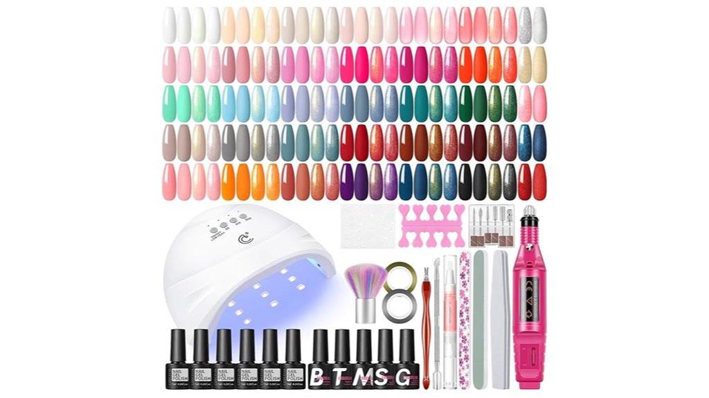 gel nail kit includes