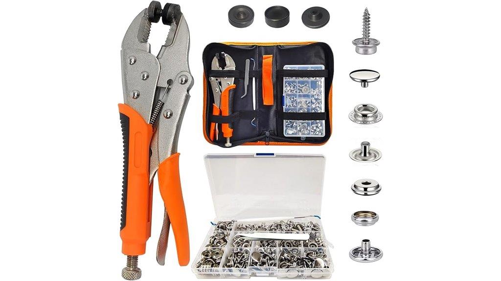 heavy duty snap fastener kit