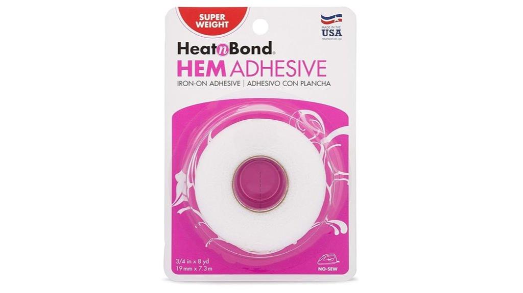 heavy white fabric adhesive