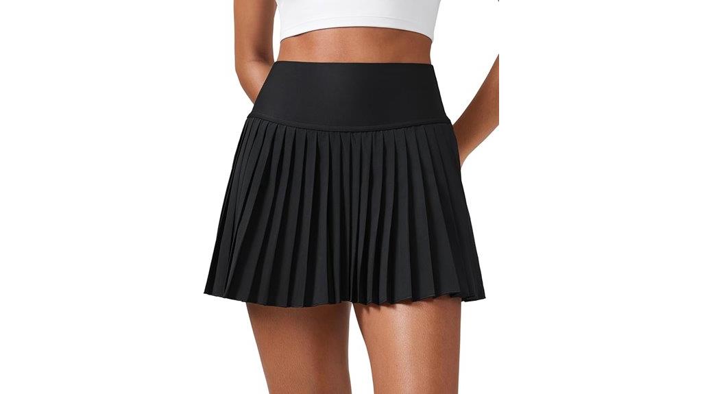 high waisted tennis skirt