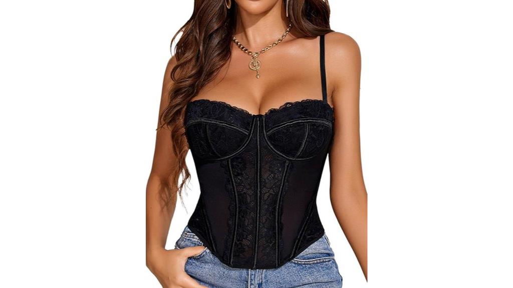 lace corset top