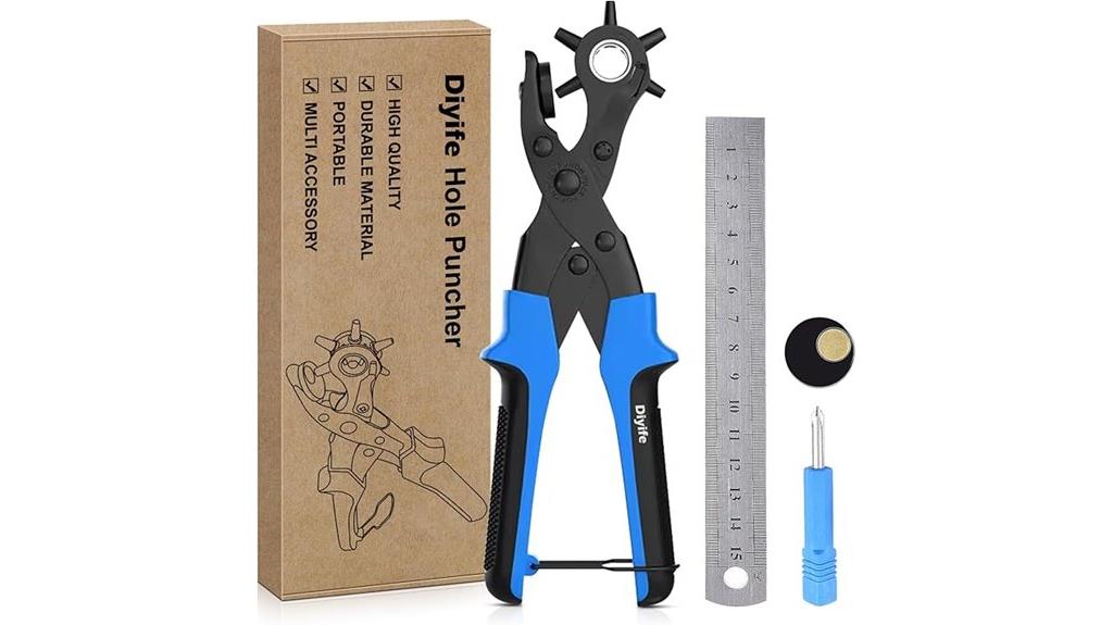 leather punch set includes