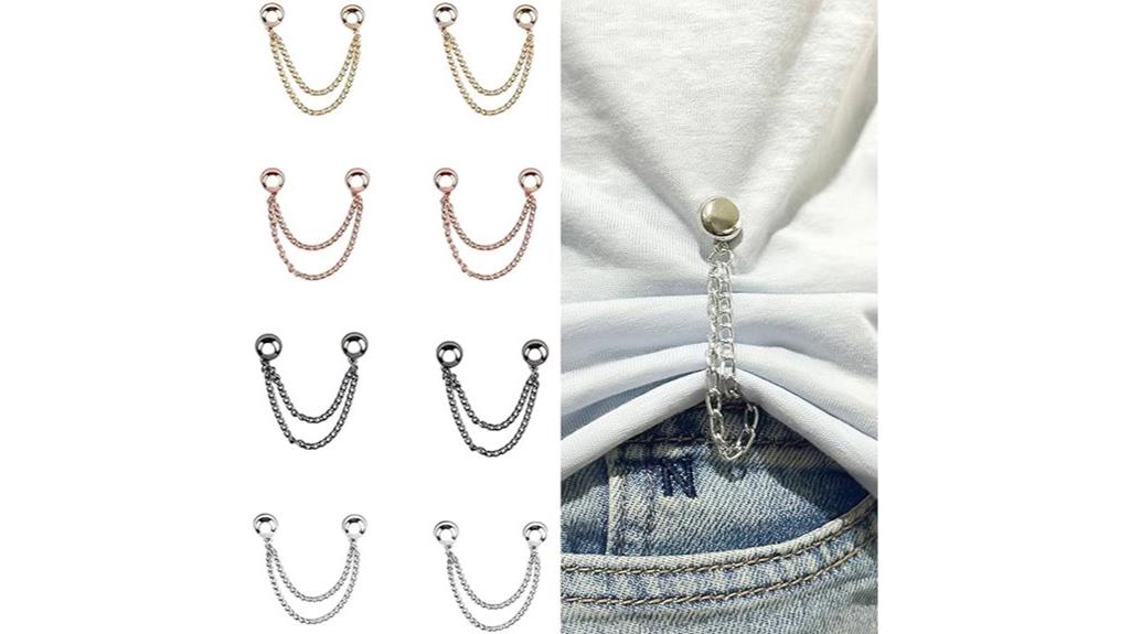 magnetic clothing clip set