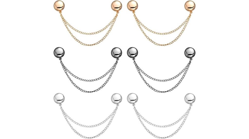 magnetic clothing pins set