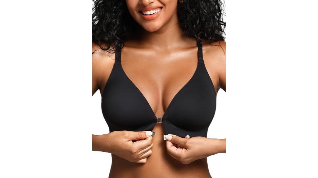 magnetic front closure racerback