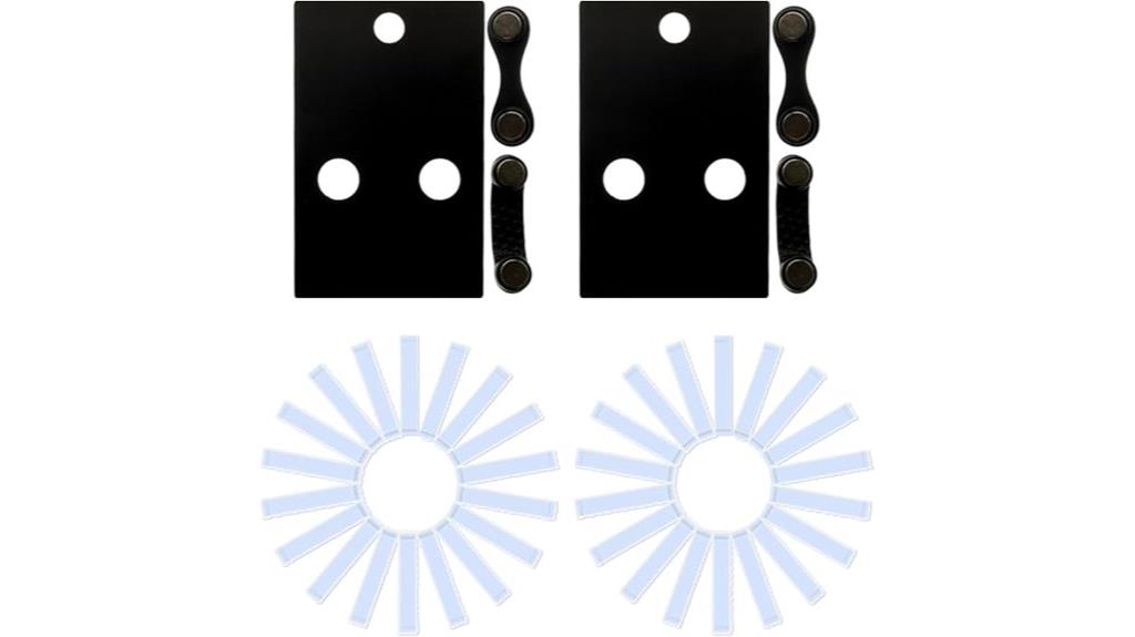 magnetic reusable strap clips