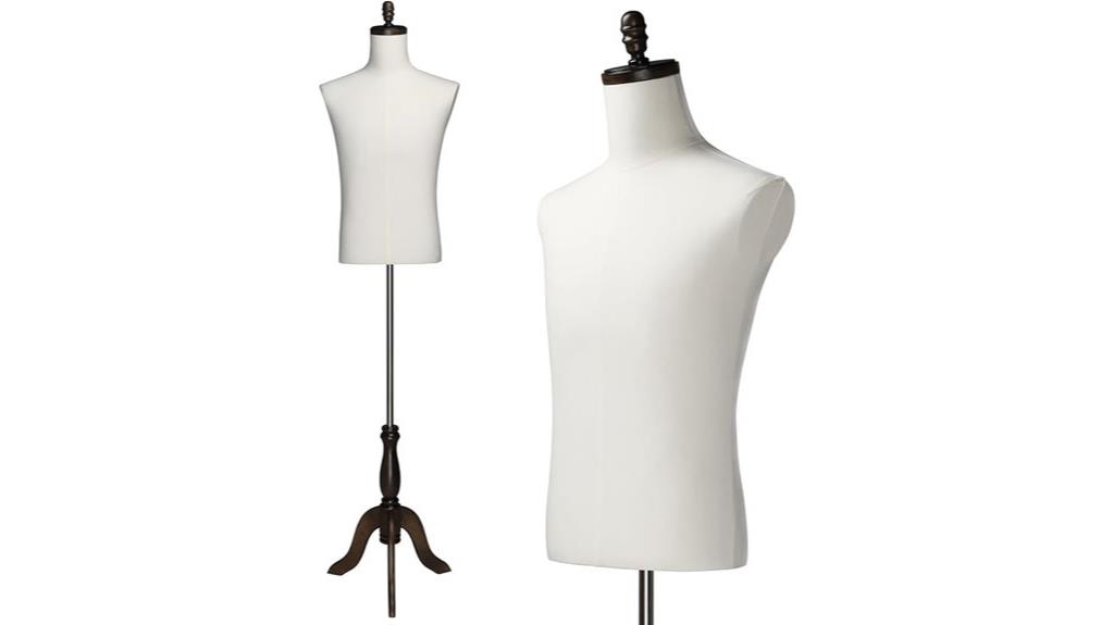 male dress form stand