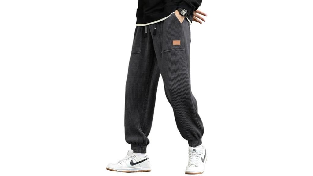 men s corduroy joggers