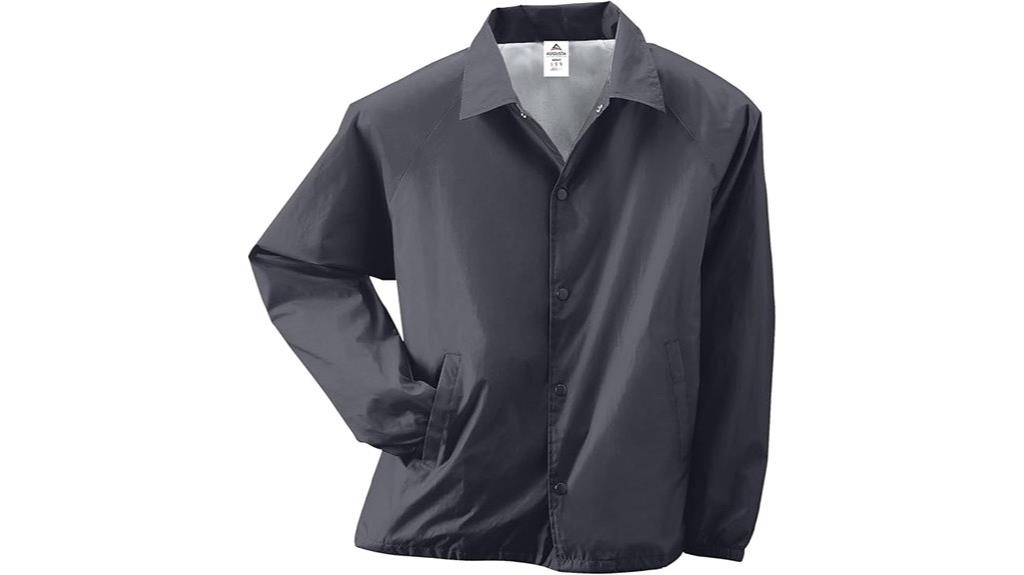 men s nylon lined coach s jacket