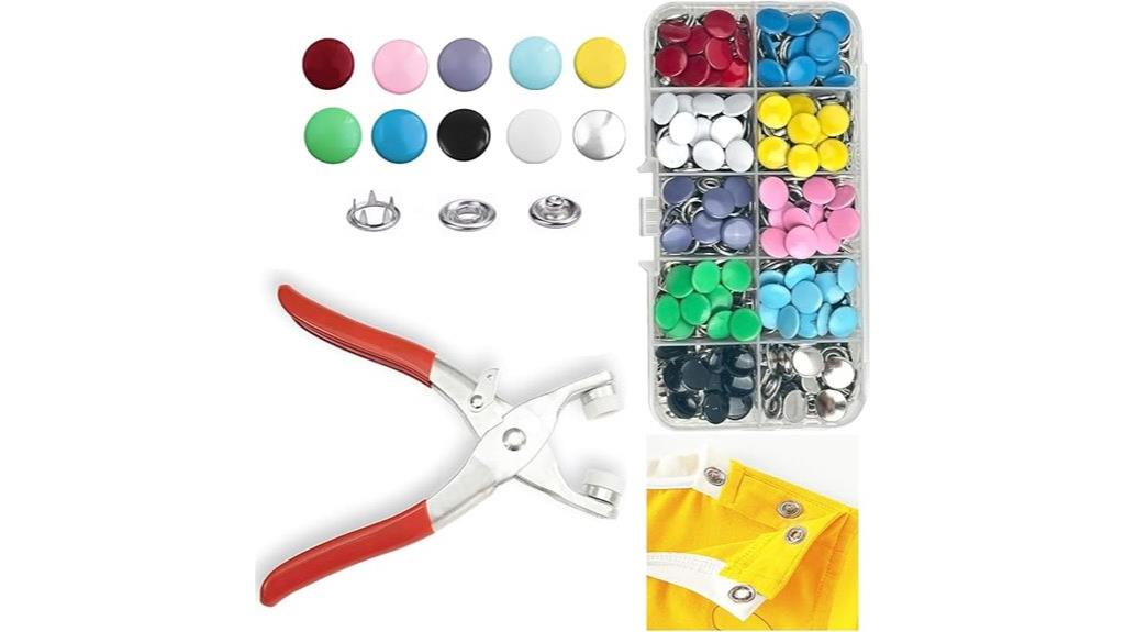 metal snap button kit