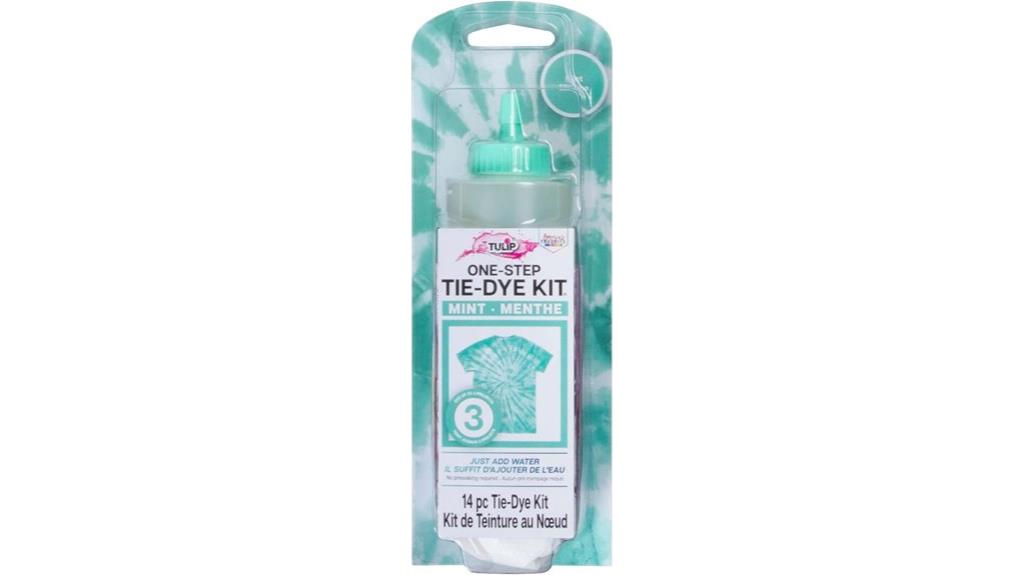 mint colored tulip dye kit