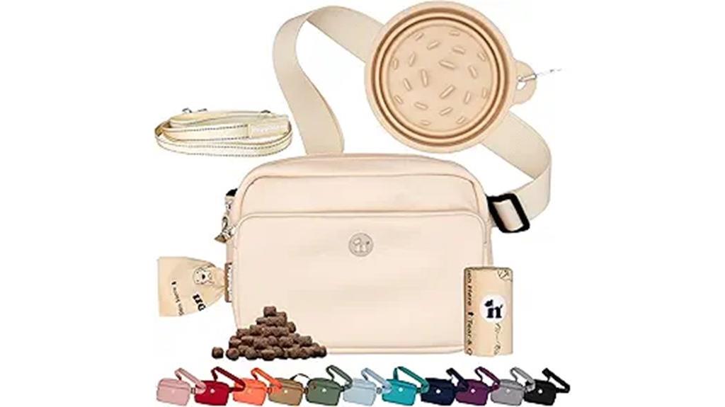 multifunctional dog treat pouch