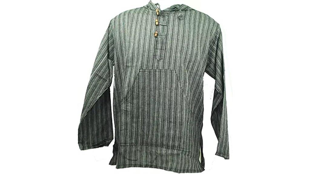 nepal patchwork hooded top