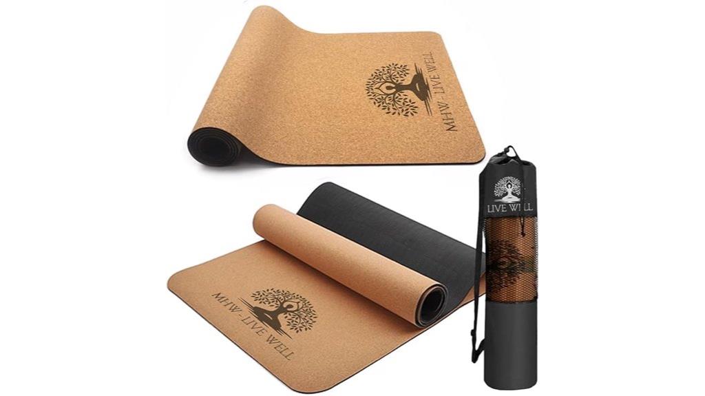 non slip cork yoga mat