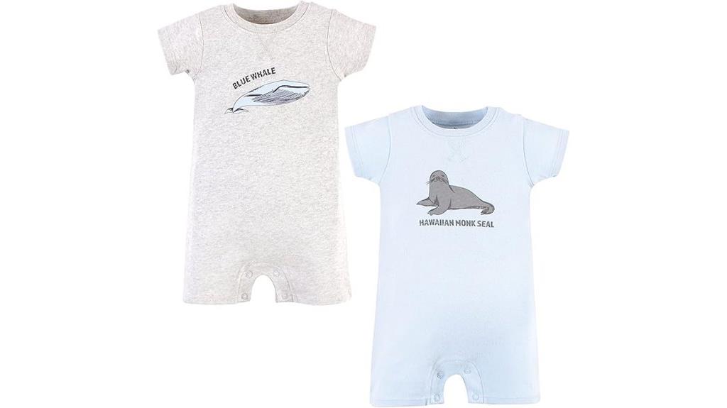 organic cotton baby rompers