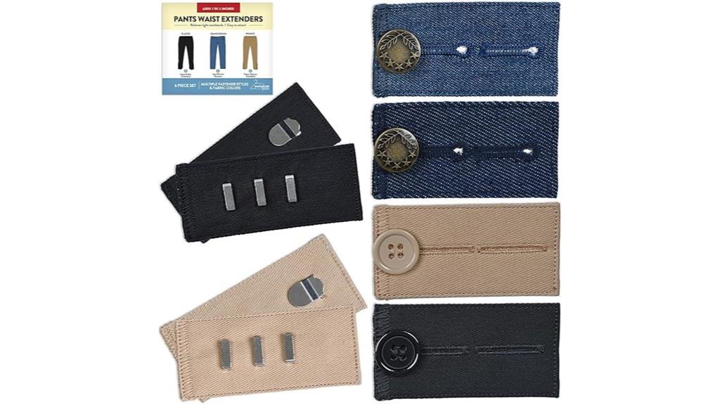 pants waistband button extenders