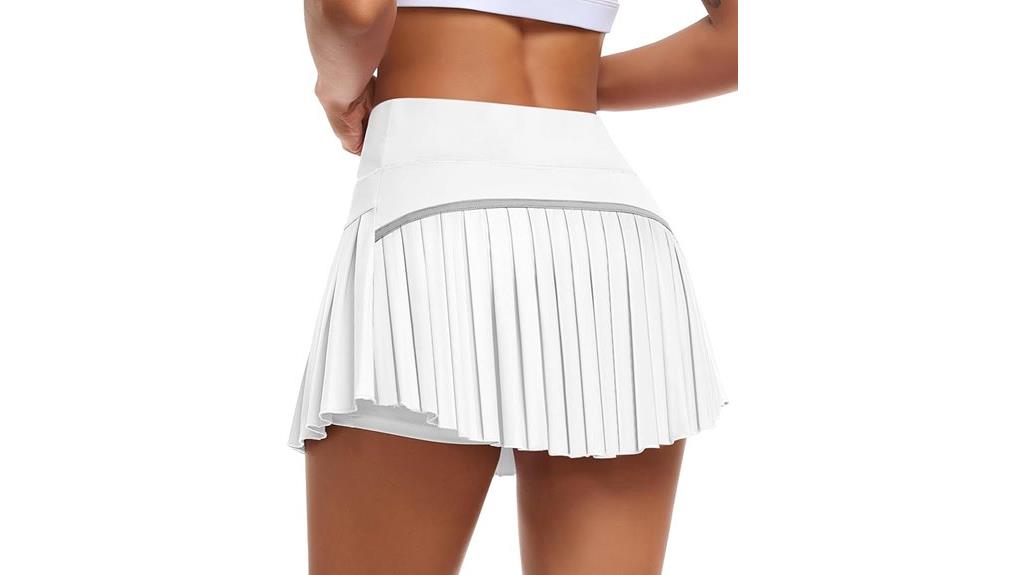 pleated tennis skirt