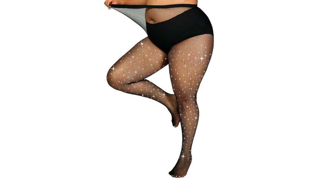 plus size fishnet tights
