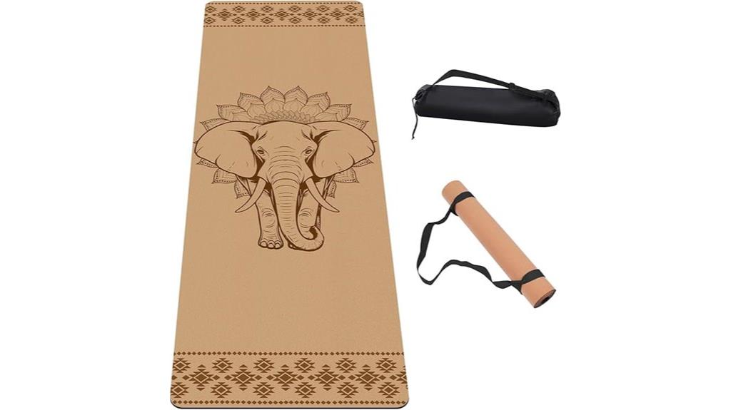 premium cork yoga mat