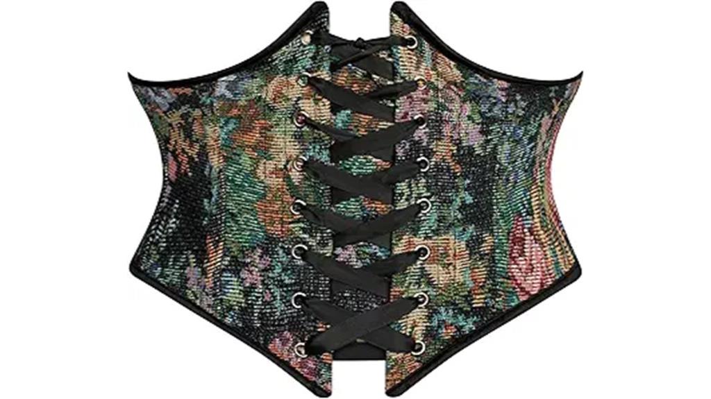 red gothic waist accessory