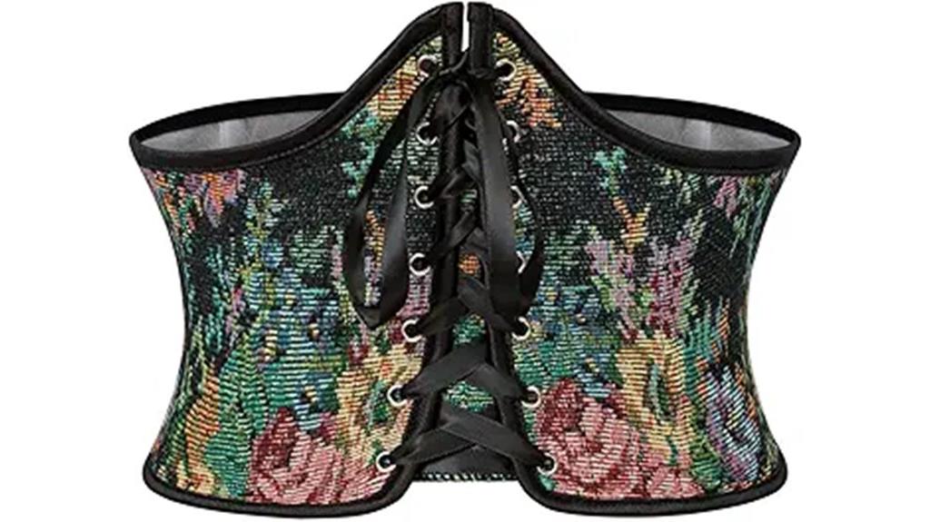 red gothic waist accessory