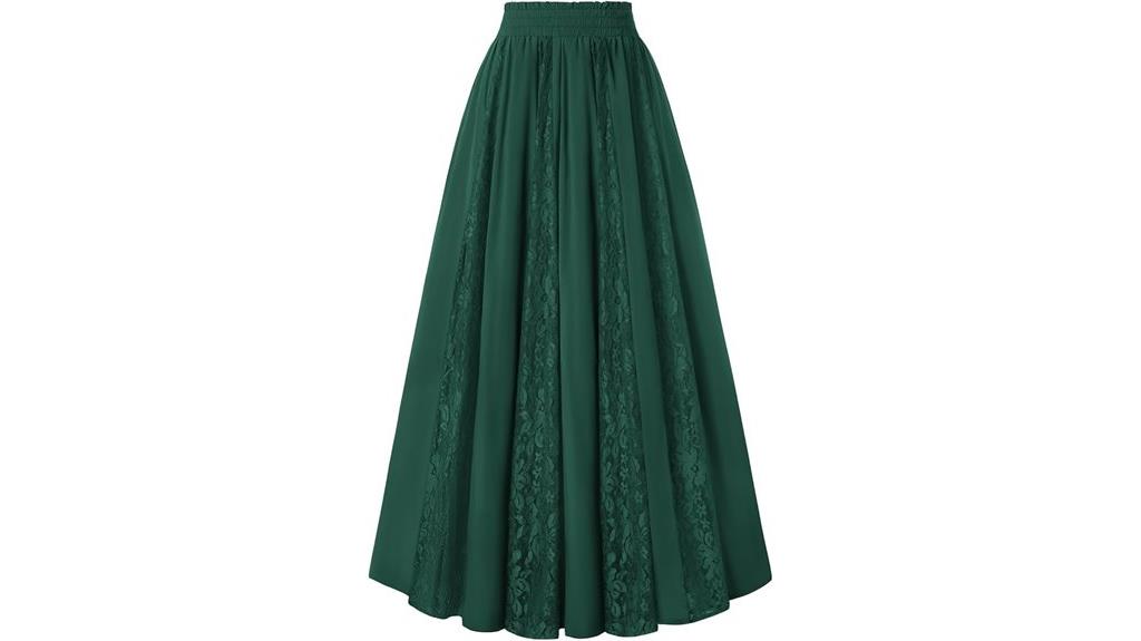 red maxi skirt for women