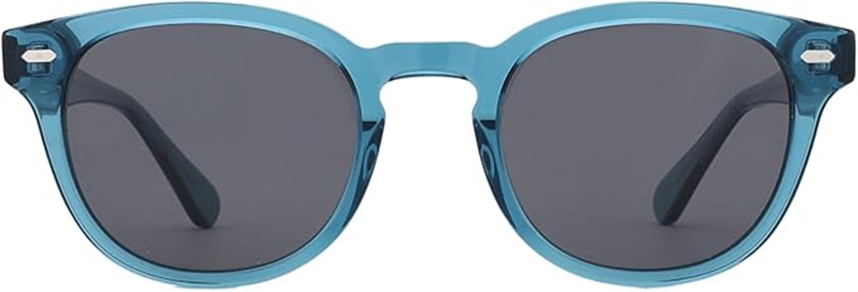 retro polarized round sunglasses