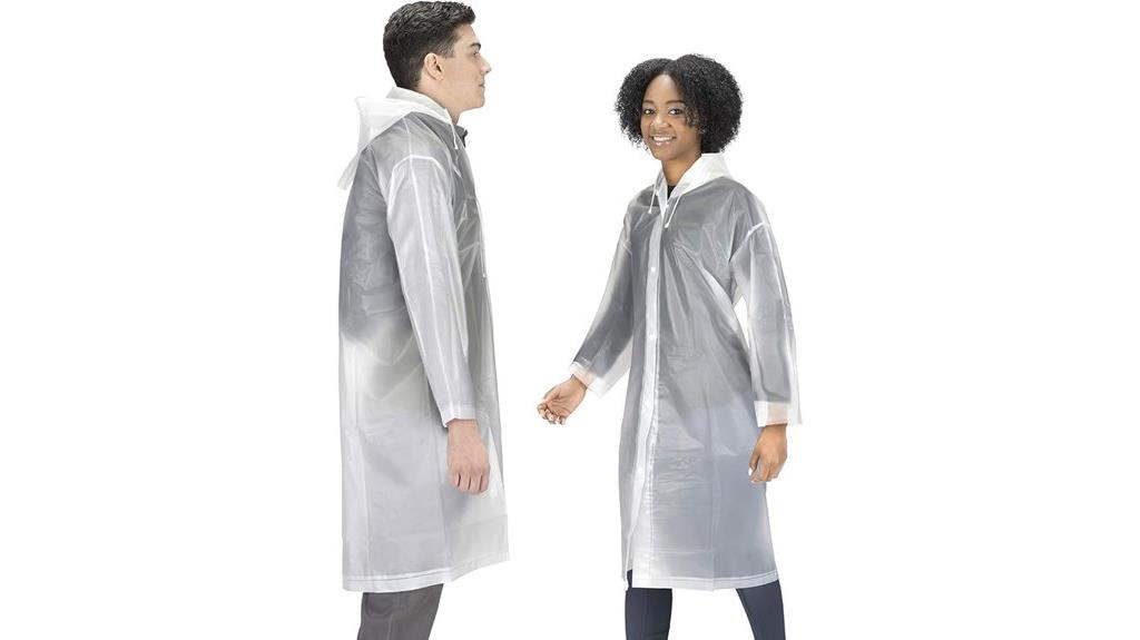 reusable rain poncho pack