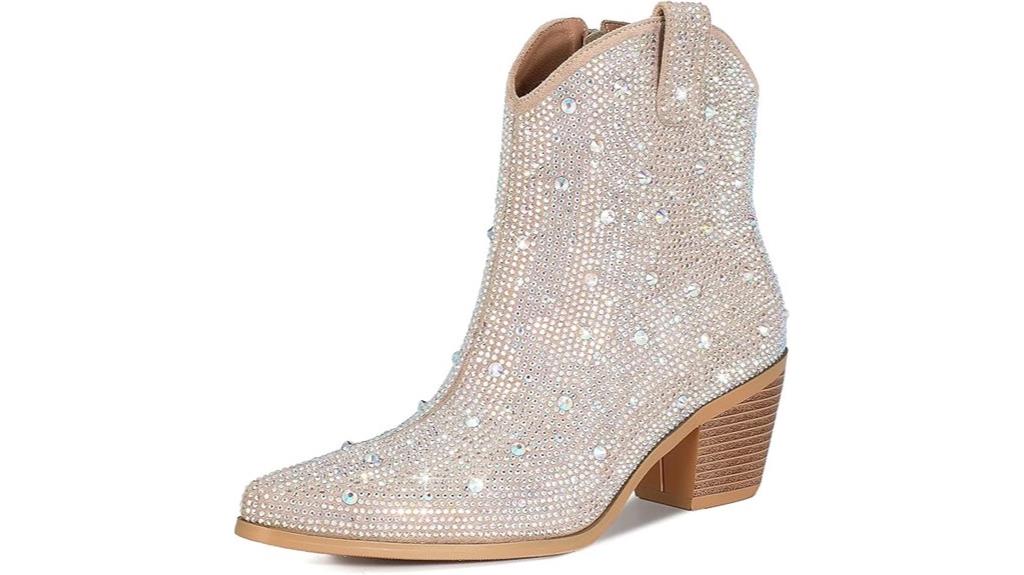 rhinestone cowboy booties