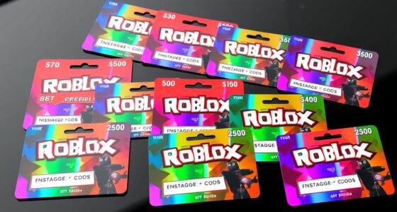 roblox gift card codes