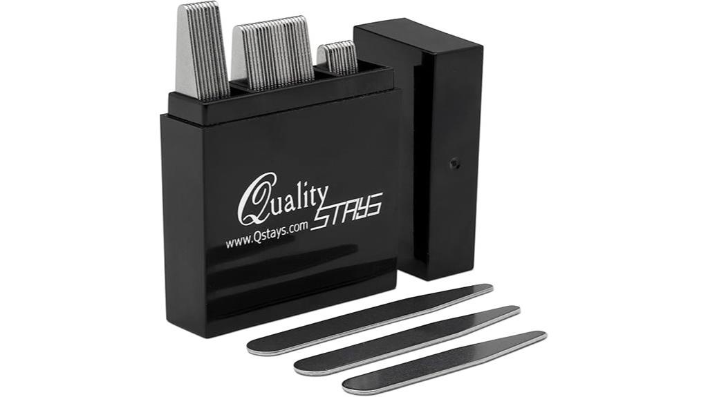 set of 40 metal collar stays